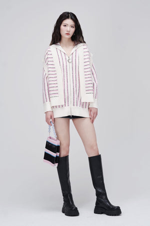 ZI II CI IEN | Multi Striped Knit Wool Vest