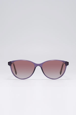 Fangyan | Cat-Eye Tortoiseshell Purple Sunglasses