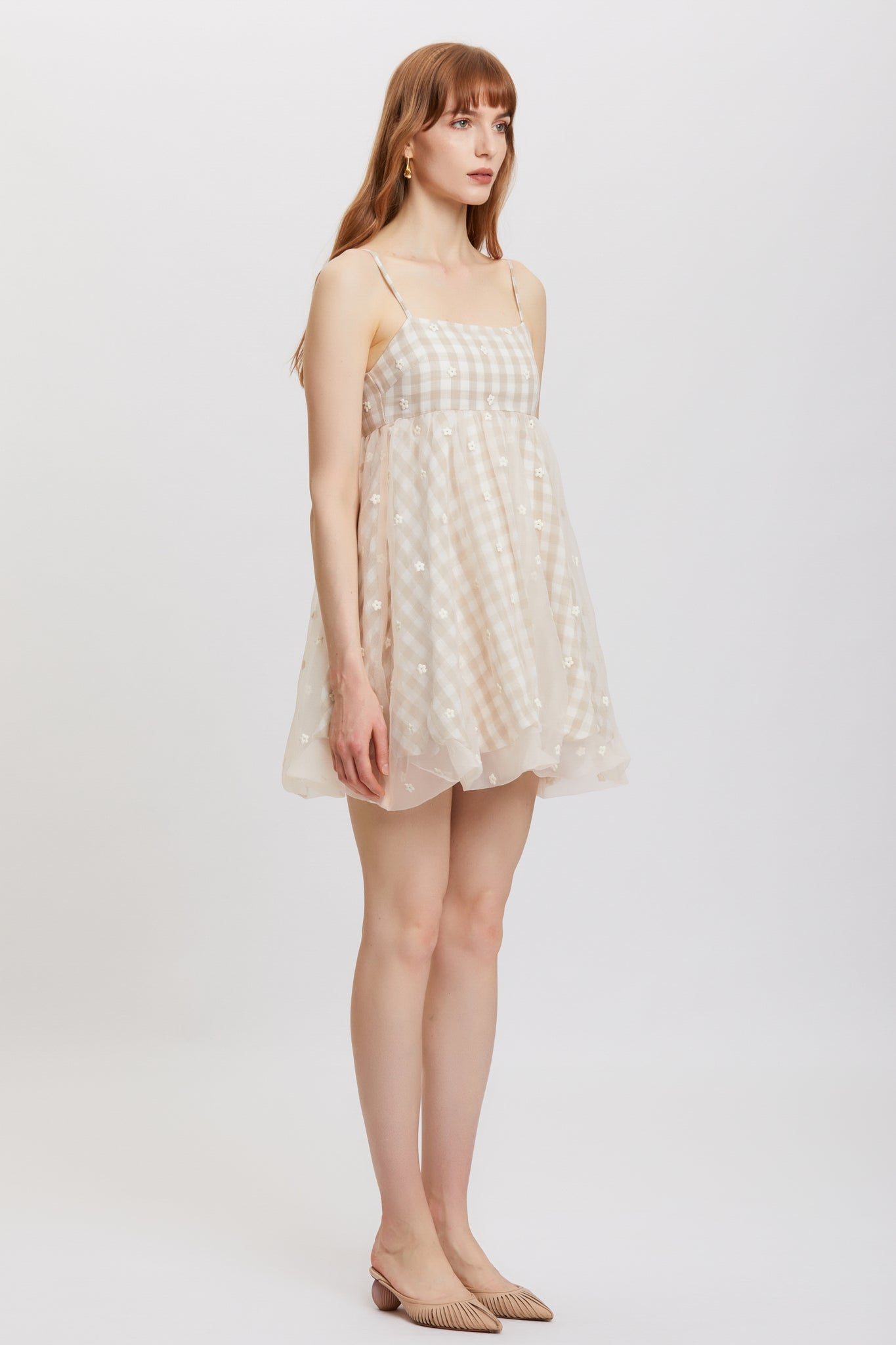 ST | Sophora Plaid Mini Dress