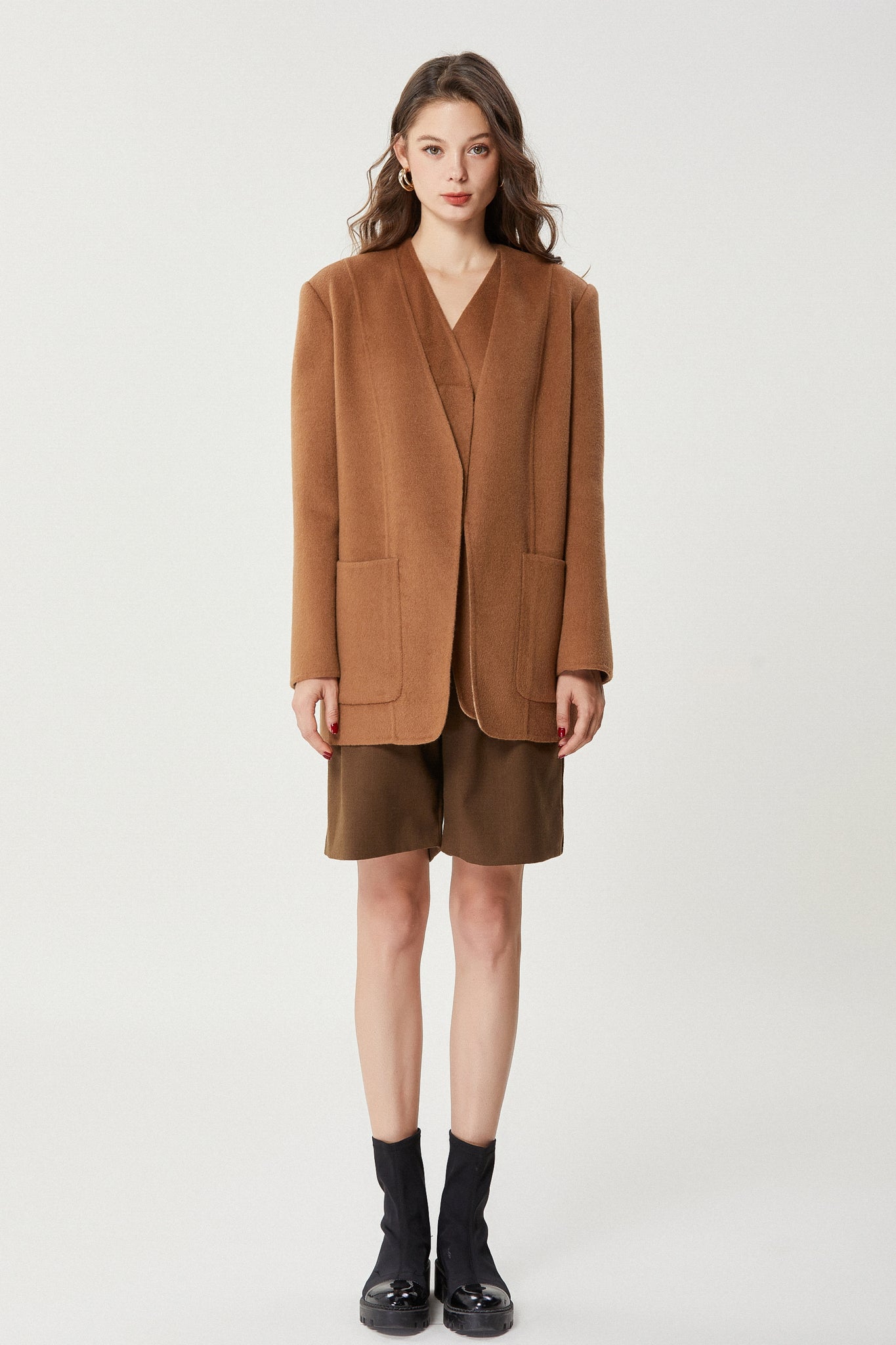 Fangyan | Olga Wool Gilet and Coat Set
