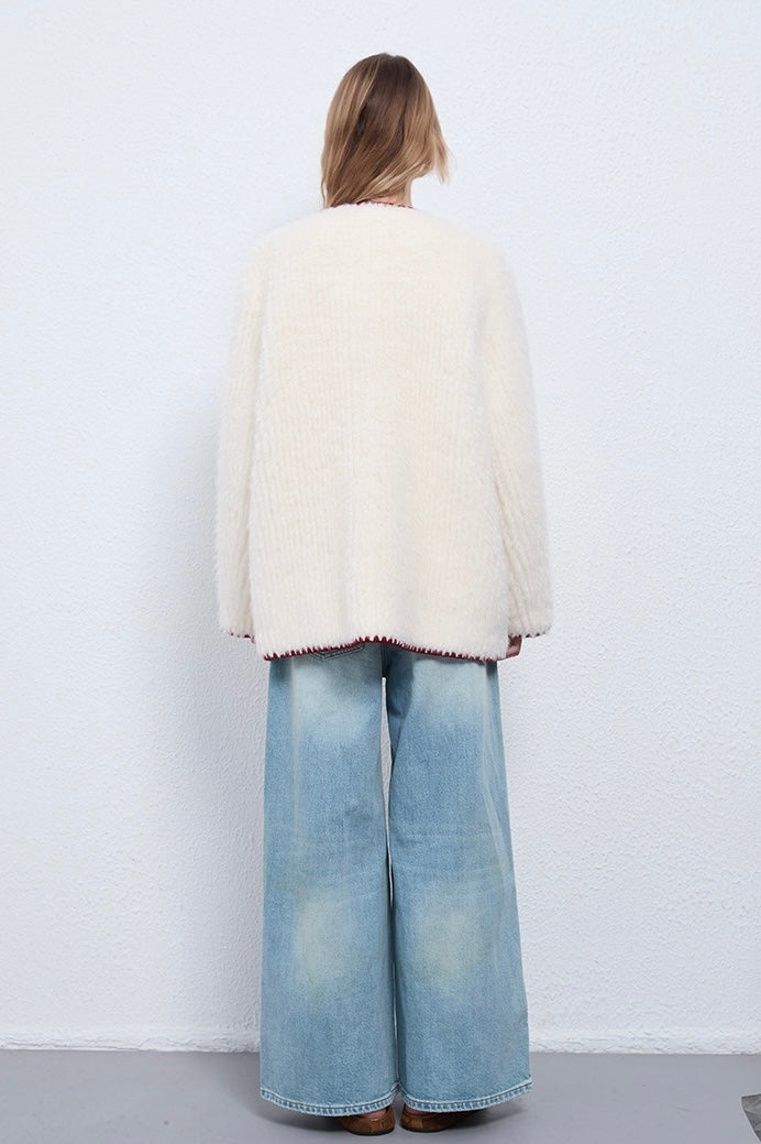 Fangyan | Celeste Pom Coat