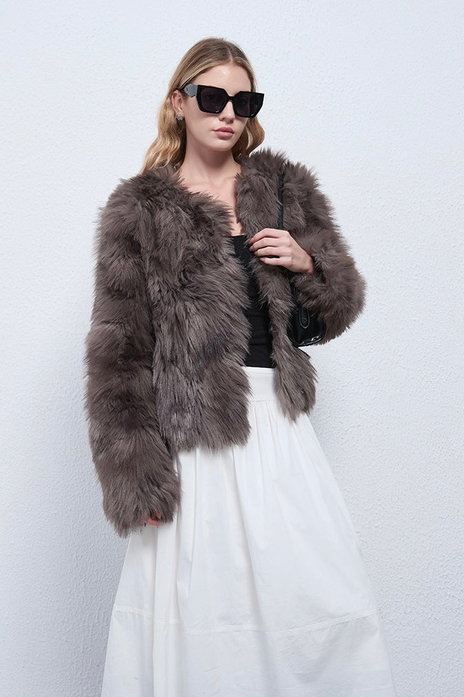 Fangyan | Gray Aria Short Jacket