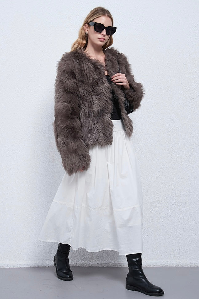 Fangyan | Gray Aria Short Jacket