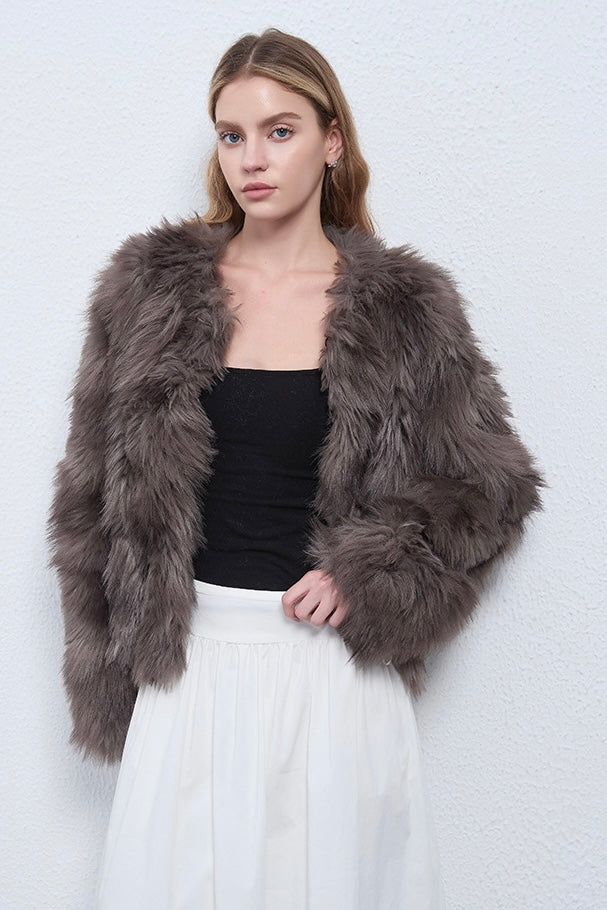 Fangyan | Gray Aria Short Jacket