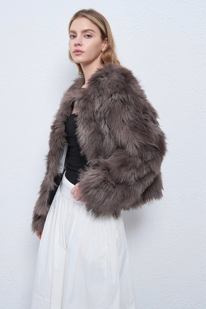 Fangyan | Gray Aria Short Jacket