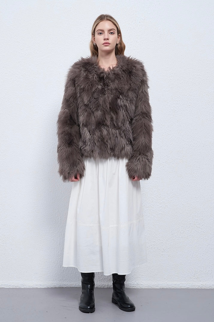 Fangyan | Gray Aria Short Jacket