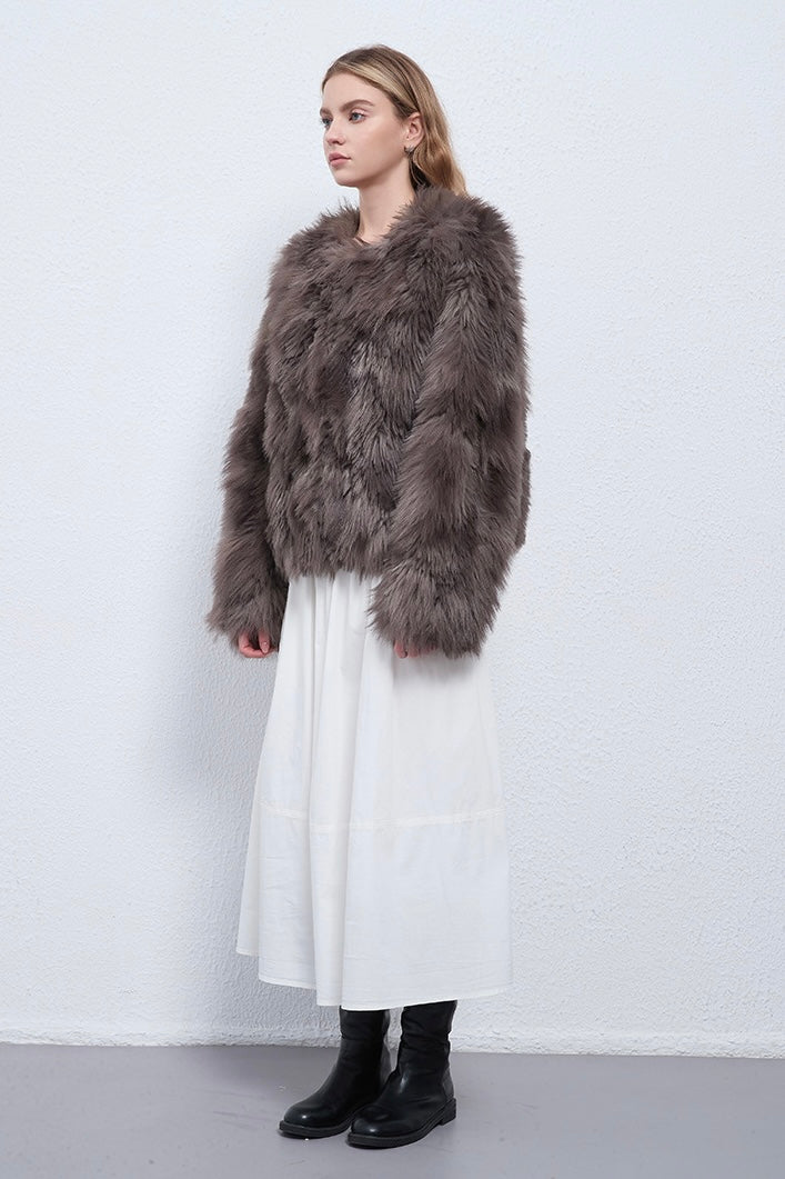 Fangyan | Gray Aria Short Jacket