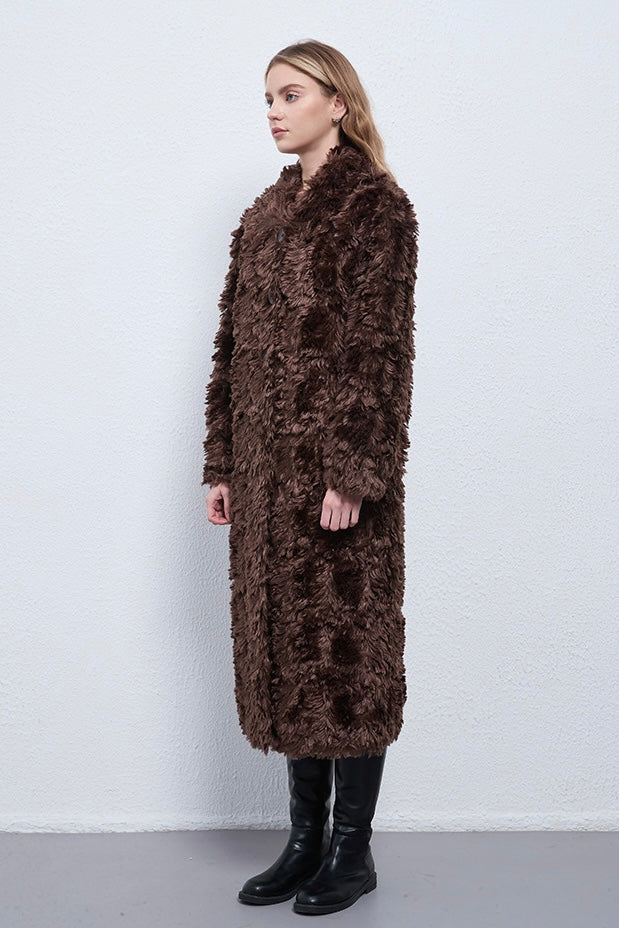 Fangyan | Serene Long Teddy Coat