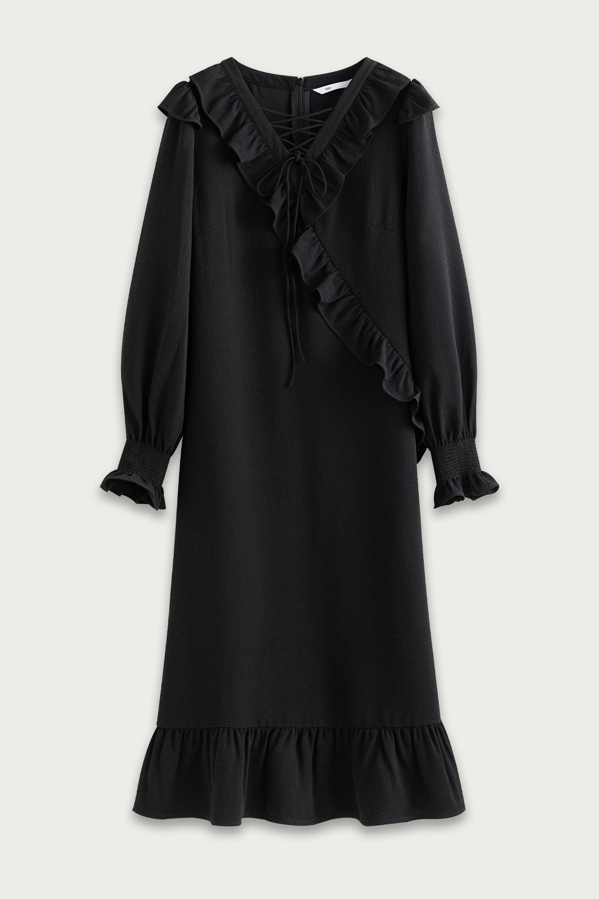 Fansilanen | Mirabelle Ruffle Black Dress