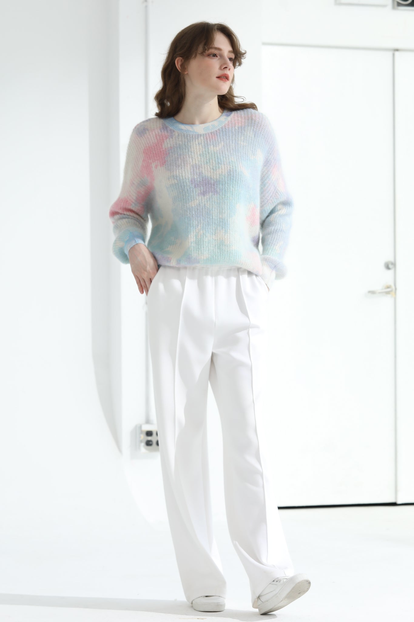 Fangyan | Rylan Multi Color Mohair Sweater