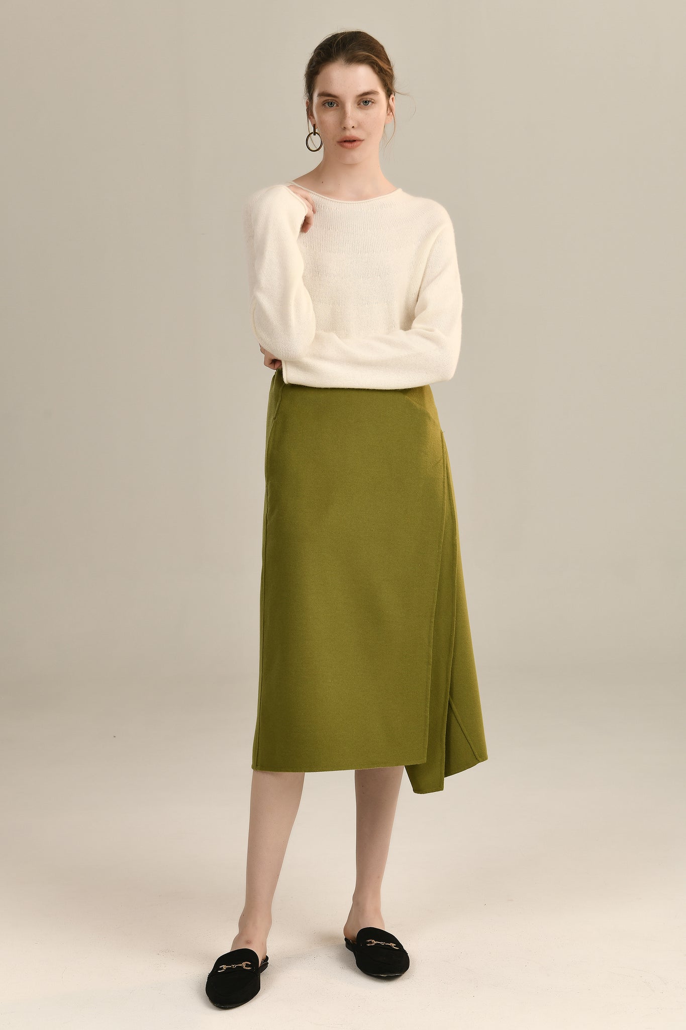 Fangyan | Emmeline Wool Skirt