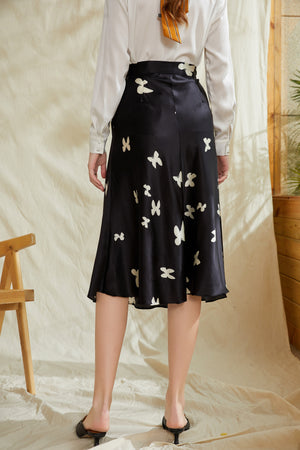 Fangyan | Butterfly Silk Skirt