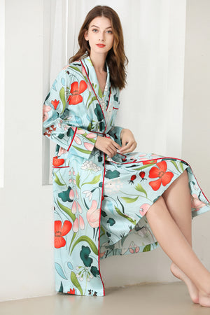 Lykke Home | 19 Momme Mulberry Silk Floral Dress