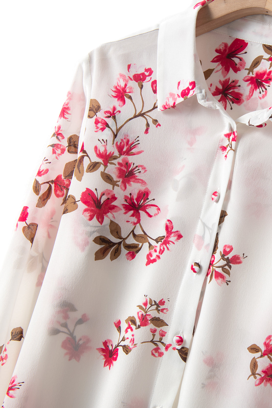 Fangyan | Floral Silk Blouse