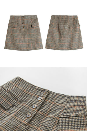 Fansilanen | Gingham Mini Skirt