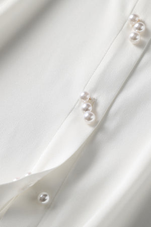 Fangyan | Gardenia Silk Shirt