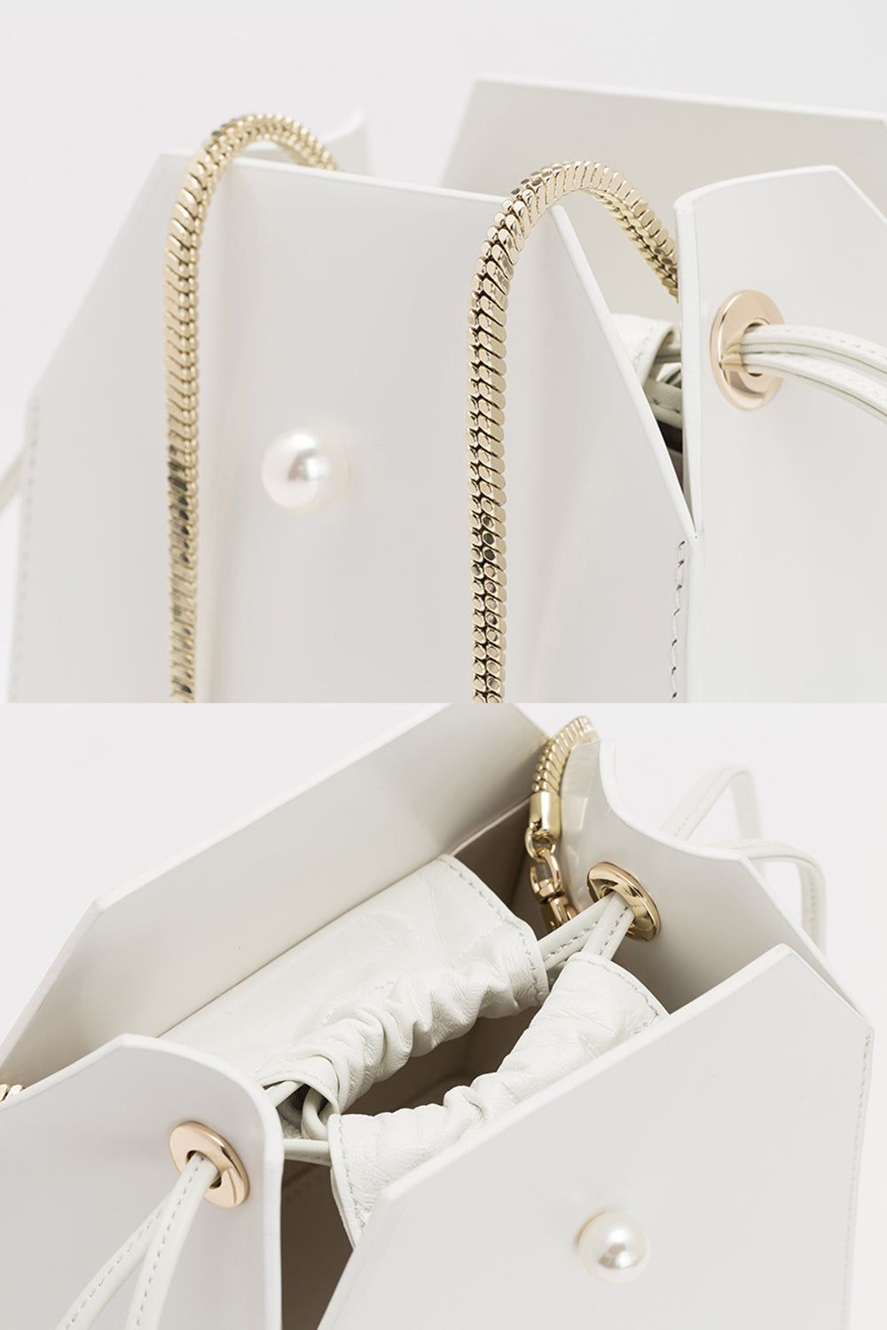 Kitayama | White Crossbody Bag