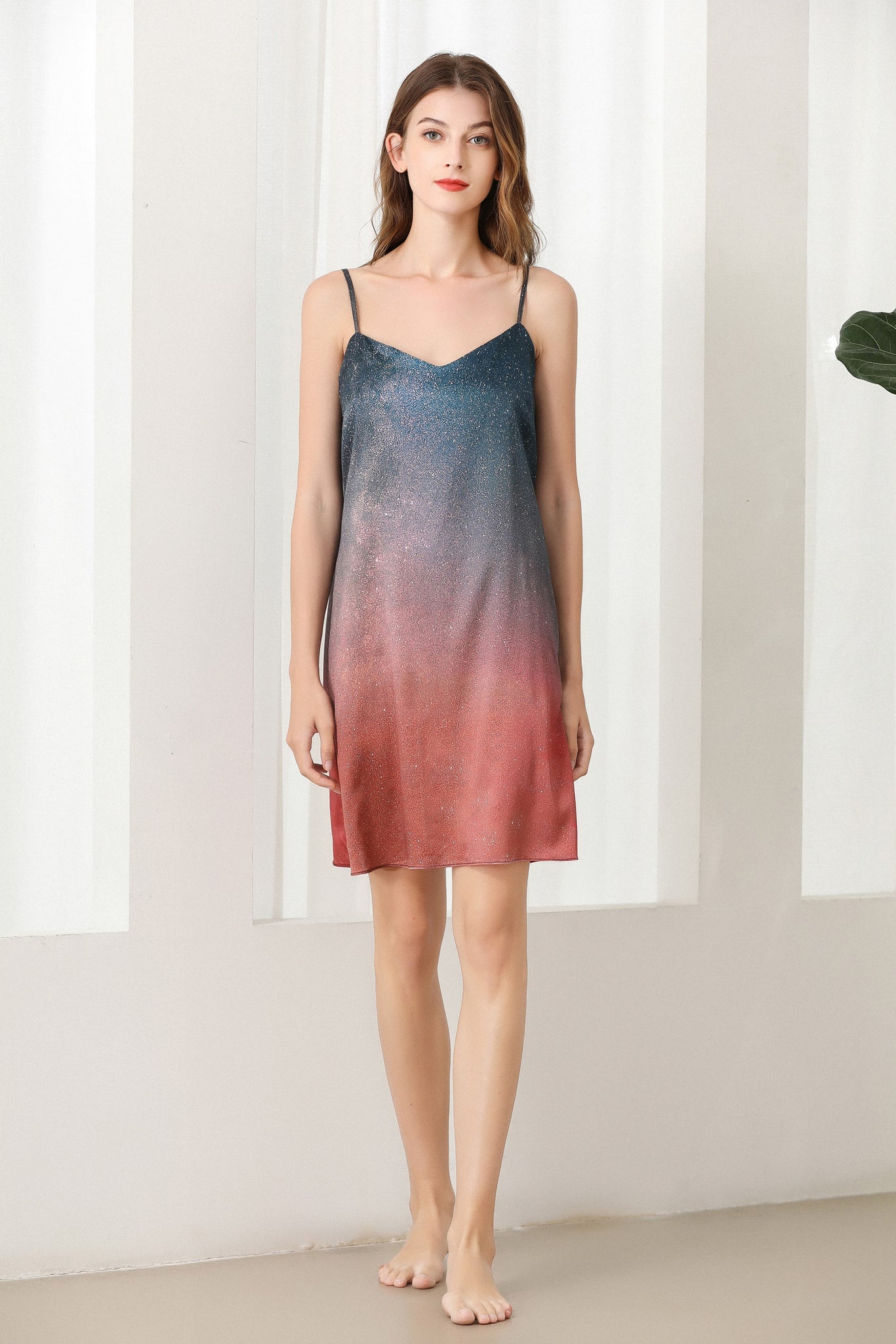 Lykke Home | 19 Momme Mulberry Silk Starry Dress