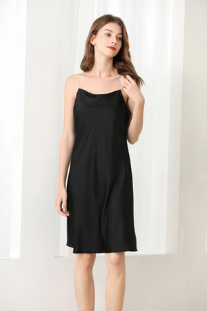 black halter dress