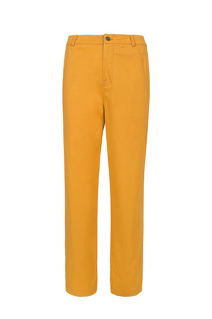 Rimless | Orange-yellow Straight Cropped Pants