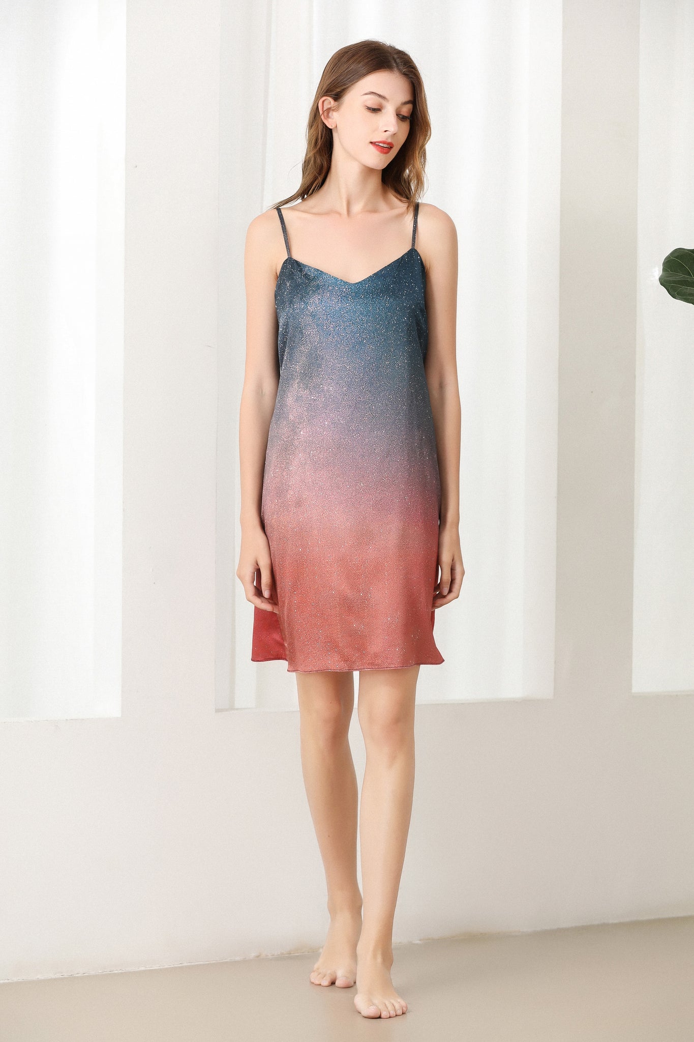 Lykke Home | 19 Momme Mulberry Silk Starry Dress