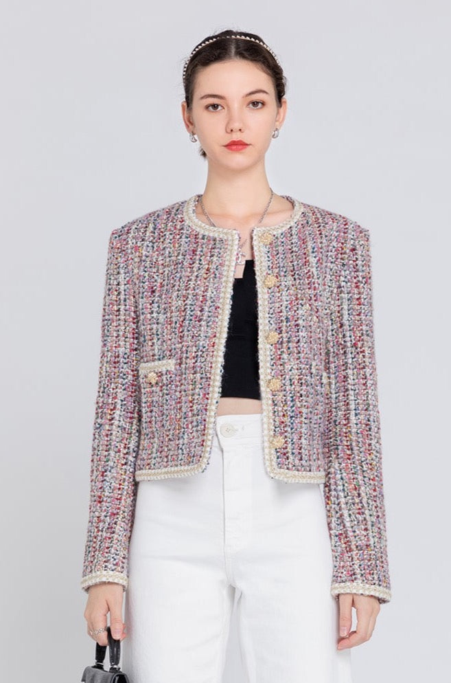 Fangyan | Ambre Texture Woven Jacket