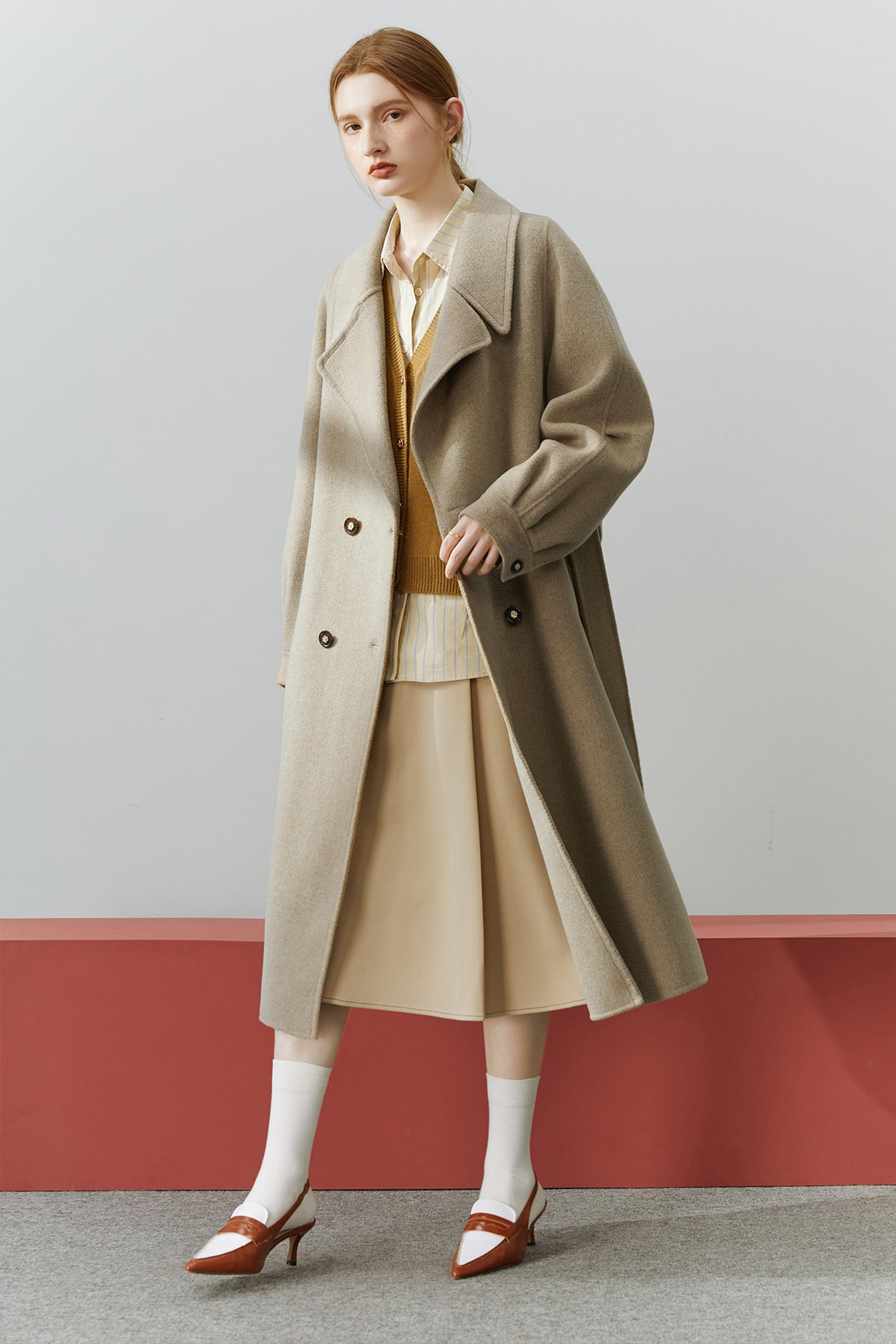 Fansilanen | Lucile Beige Wool Coat