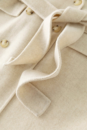 Fansilanen | Estelle Cream Sailor Wool Coat