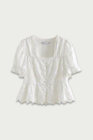 Fansilanen | Ceara Jacquard Embroidered Shirt