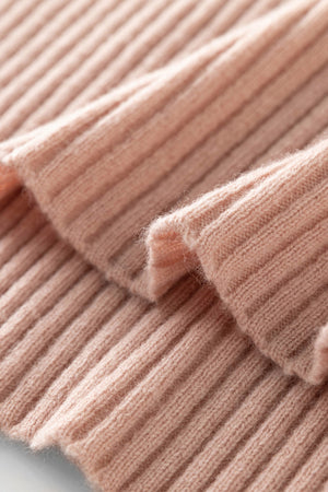 Fansilanen | Taiya Peach Turtleneck Wool Sweater