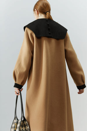 Fansilanen | Bessy Sailor Collar Wool Coat