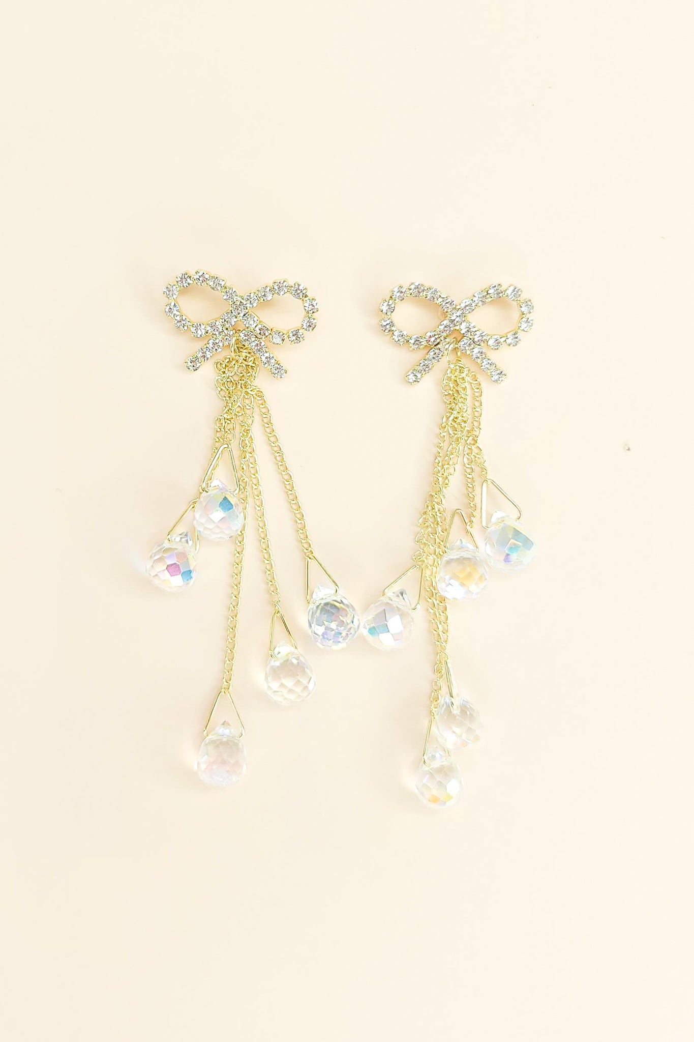 Butterfly Pearl Chandelier Earrings