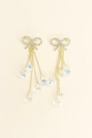 Butterfly Pearl Chandelier Earrings