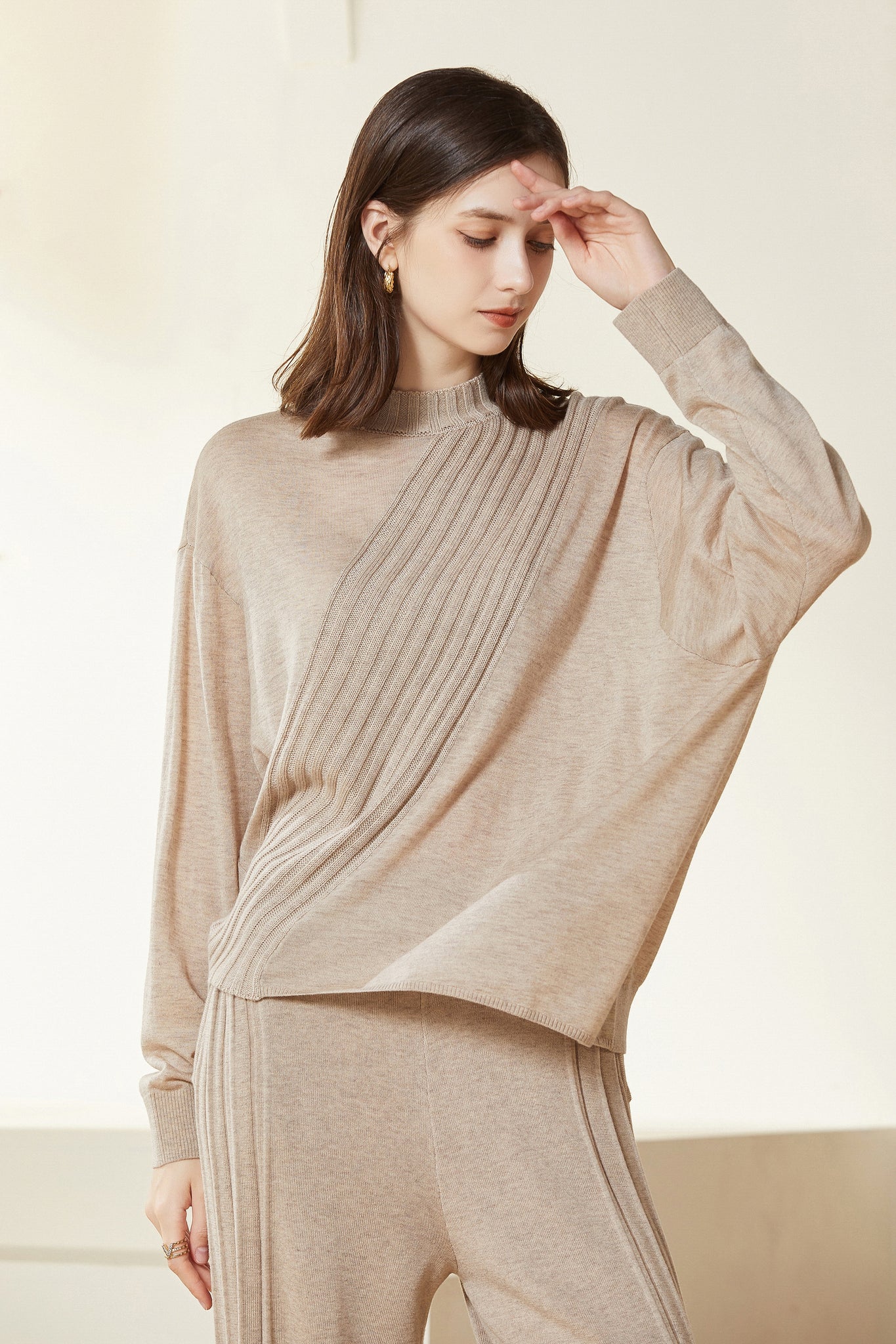 Sylphide | Gisele Stripes Wool Sweater