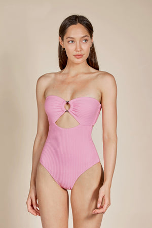 Limone | Capri Pink One-Piece Swimsuit
