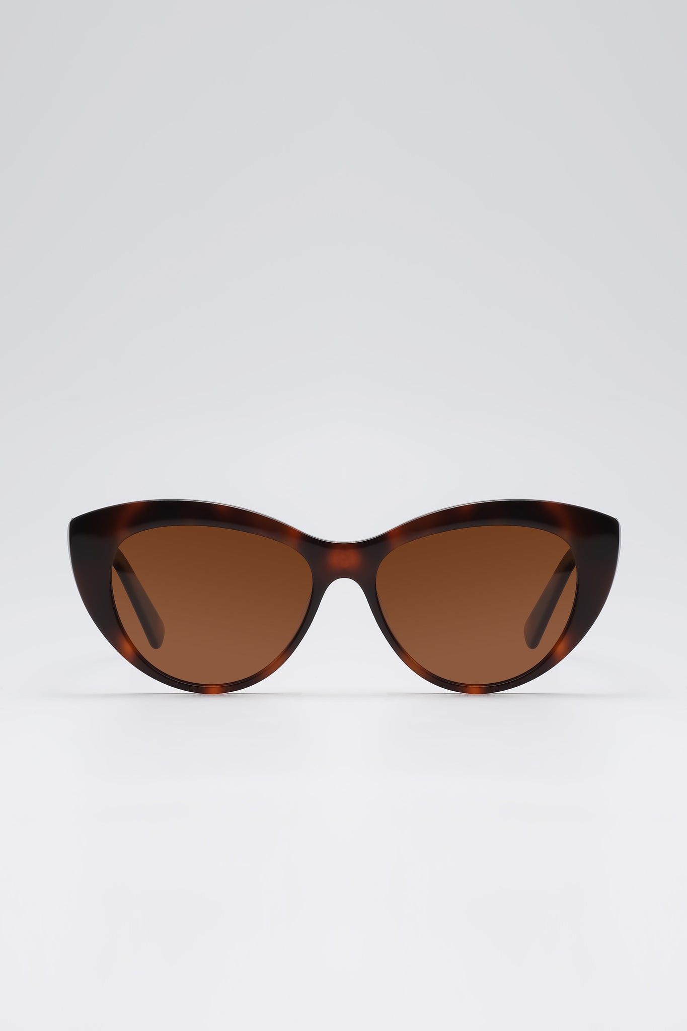 Fangyan | Cat-Eye Tortoiseshell Brown Sunglasses
