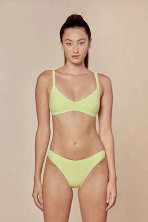 Limone | Cattleya Yellow Two-Piece Bikini Set