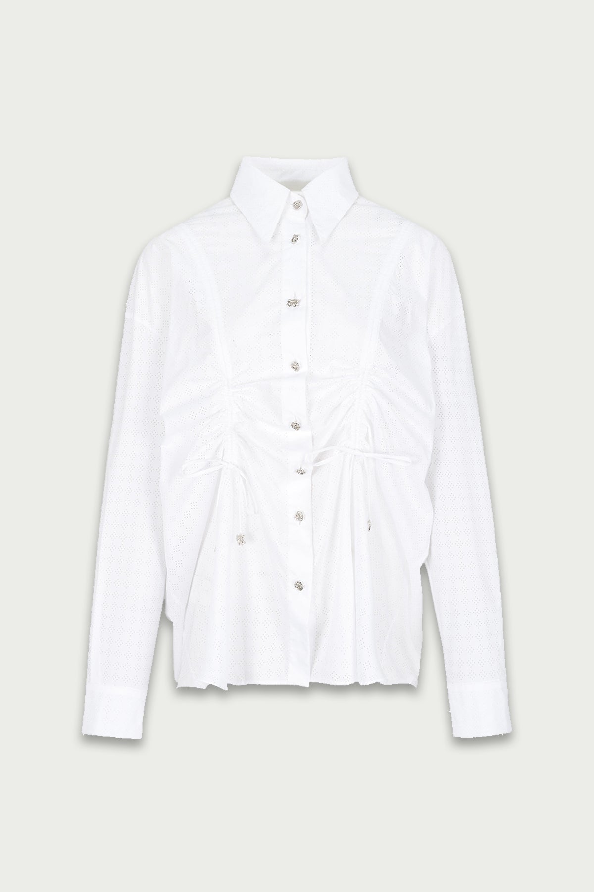 Mukzin | Cut out Front and Back White Shirt