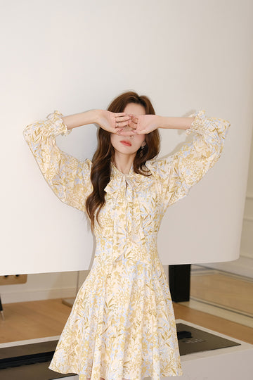 ST | Cypress Tie Mini Dress  Fangyan