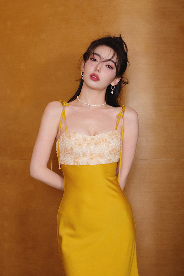 embroidered slip dress ST