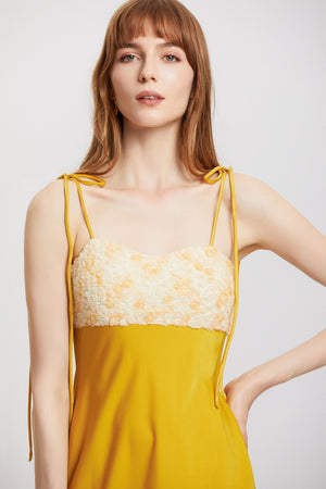 ST | Cytisus Embroidered Slip Dress
