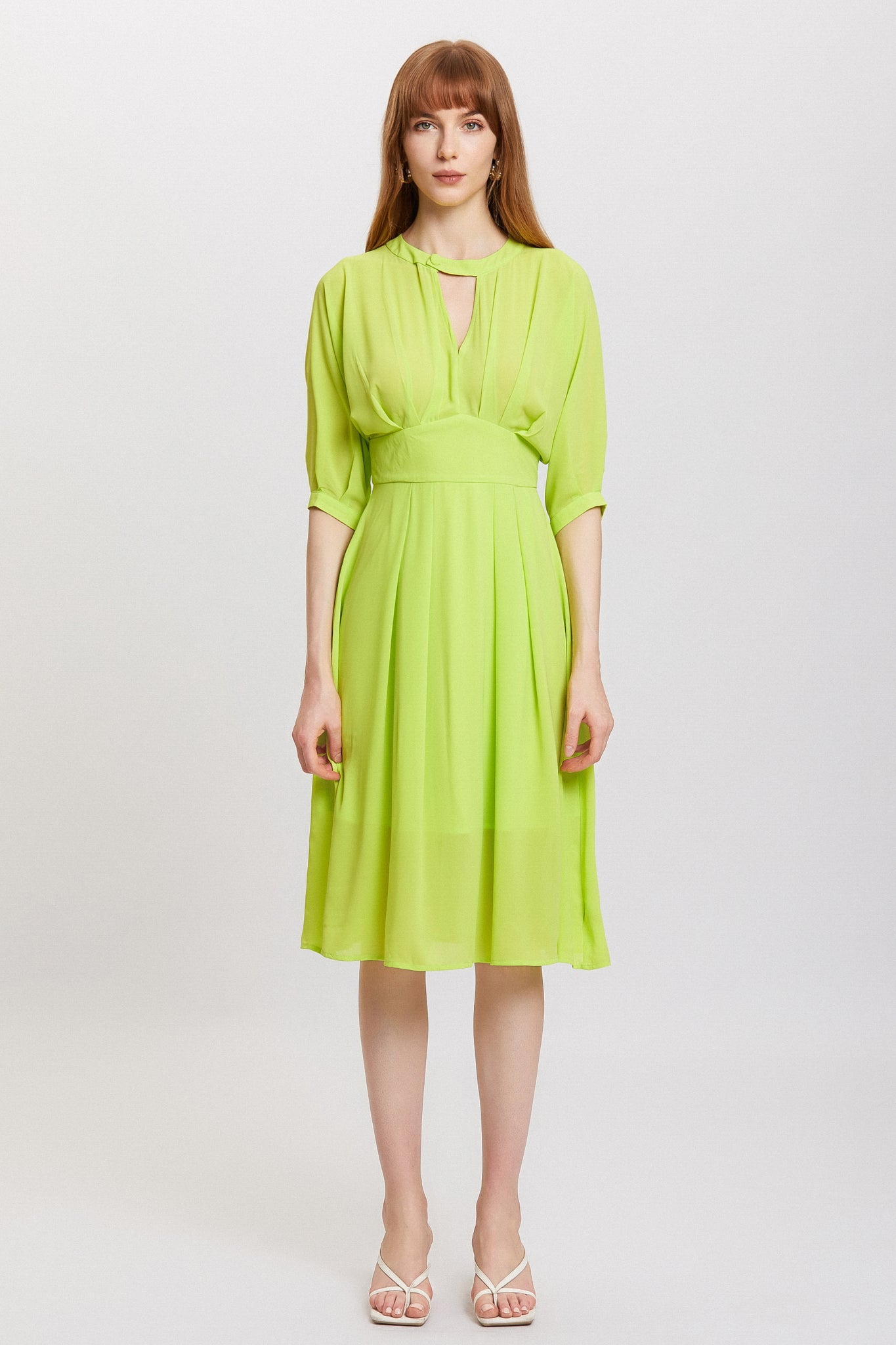 Sylphide | Demi Green Woven Dress
