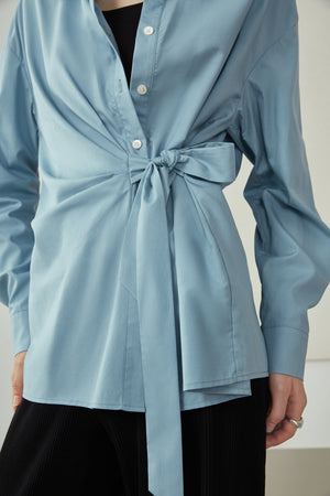 Fansilanen | Elodie Blue Tie Shirt
