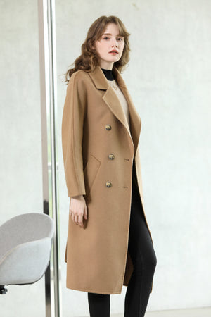 Fangyan | Eolia Double Breasted Wool Coat