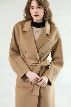 Fangyan | Eolia Double Breasted Wool Coat