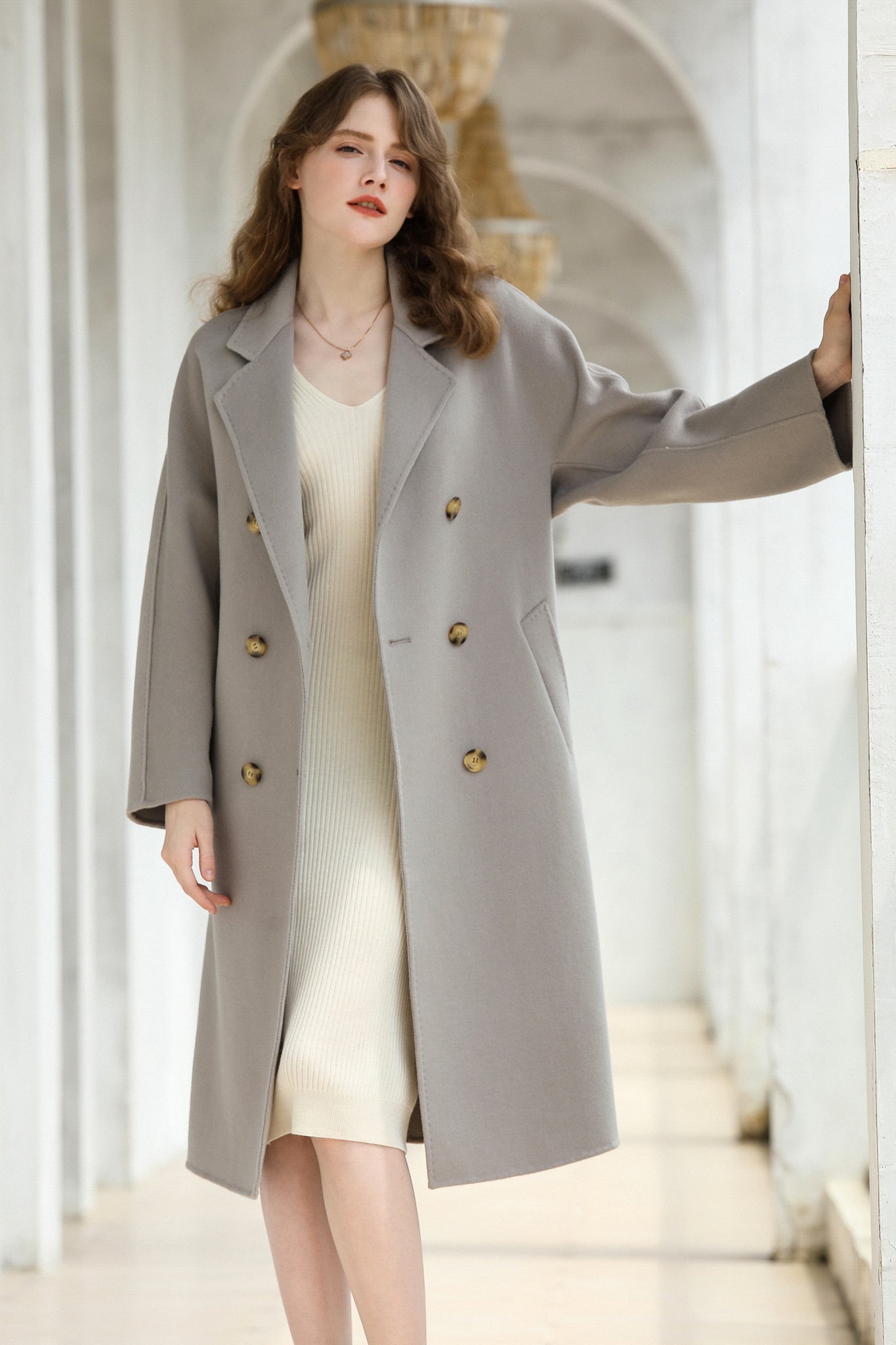 Fangyan | Belle Double Breasted Wool Coat