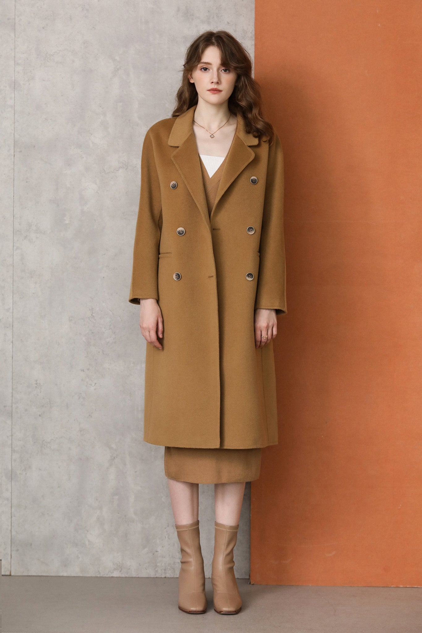 Fangyan | Lisette Oversized Double-Breasted Wool Coat