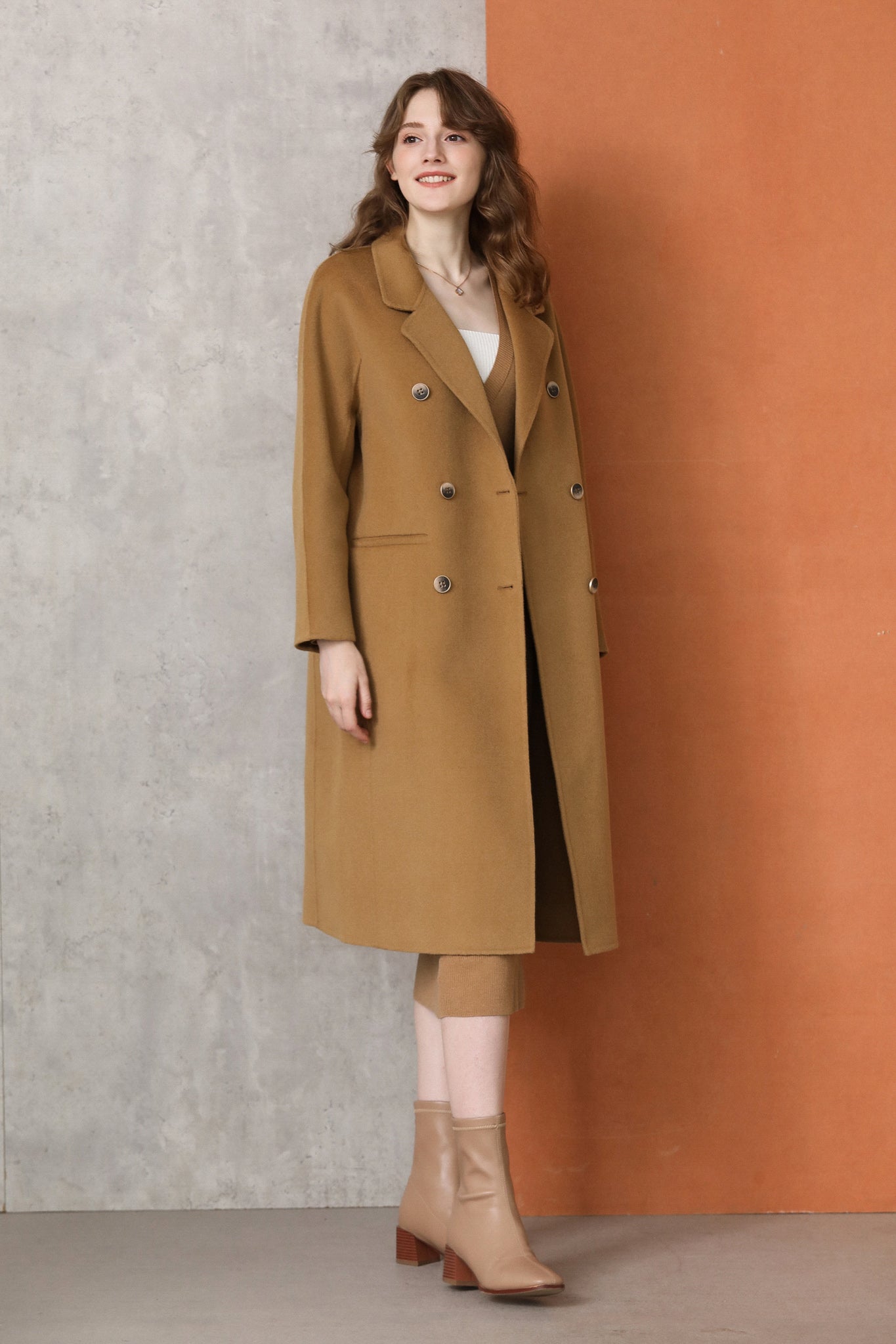 Fangyan | Lisette Oversized Double-Breasted Wool Coat