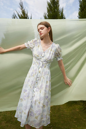 Fansilanen | Esila V Neckline Midi Dress