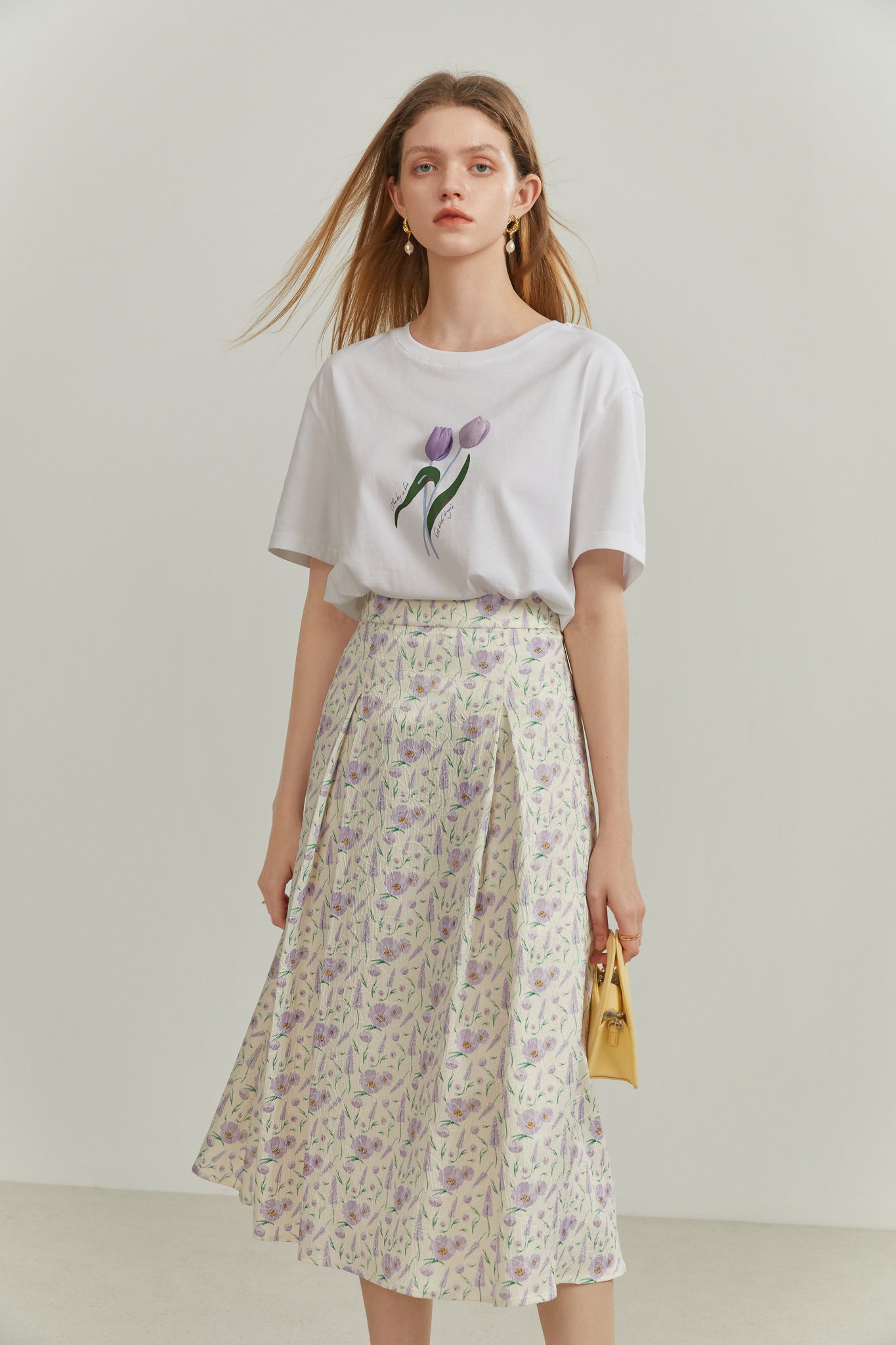 Fansilanen | Lida Floral Flare Skirt